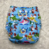 IN-STOCK Forever My Babies Cloth Diaper - Lil Shark Christmas