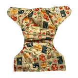 IN-STOCK Forever My Babies Cloth Diaper - Fall Apple Harvest (Upright Print on Front & Back)