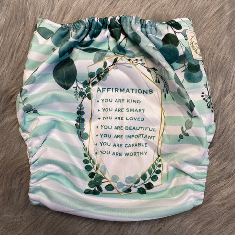 TEMPORARILY SOLD OUT - Forever My Babies Cloth Diaper - Affirmations