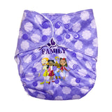 IN-STOCK Forever My Babies Cloth Diaper - Family of Pride (Upright Print on Front & Back)