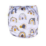 IN-STOCK Forever My Babies Cloth Diaper - Boho Rainbows (Upright Print on Front & Back)