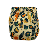 IN-STOCK Forever My Babies Cloth Diaper - Earthy Leopard & Feathers