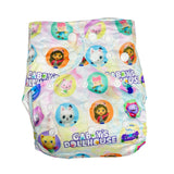 IN-STOCK Forever My Babies Cloth Diaper -  Cats Dollhouse (Upright Print on Front & Back)