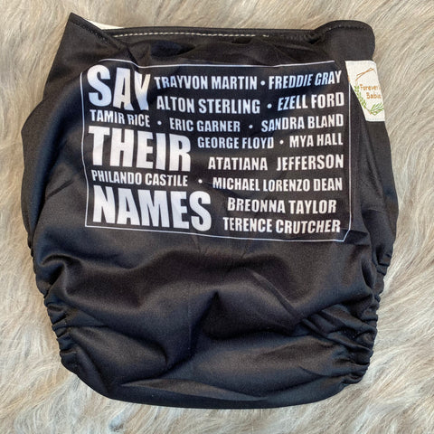 TEMPORARILY SOLD OUT Forever My Babies Cloth Diaper - Say Their Names